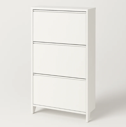 Ez Thin Wooden Shoe Rack – 3 Doors