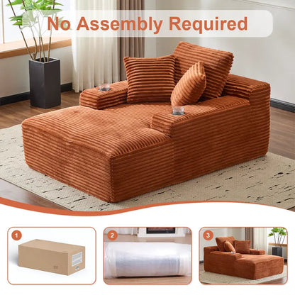 Boneless Chaise Lounge ☁️ – 64" Comfort