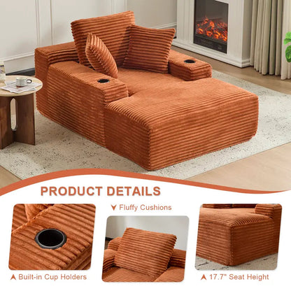 Boneless Chaise Lounge ☁️ – 64" Comfort