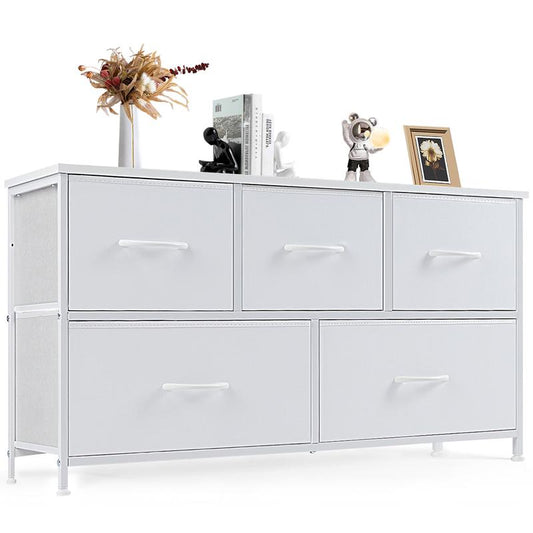 Fabric Dresser Organizer 🧺 – 5 Drawers, Versatile Storage